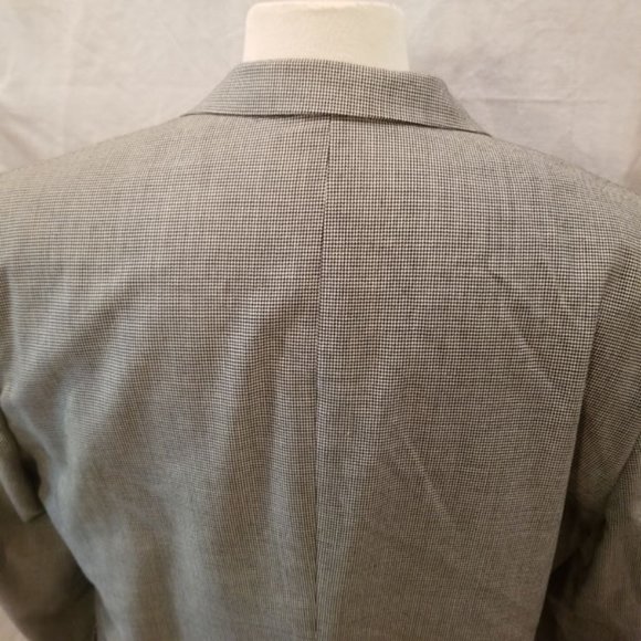 Vintage Oleg Cassini houndstooth mens sport jacket VGC 46r - Picture 6 of 10